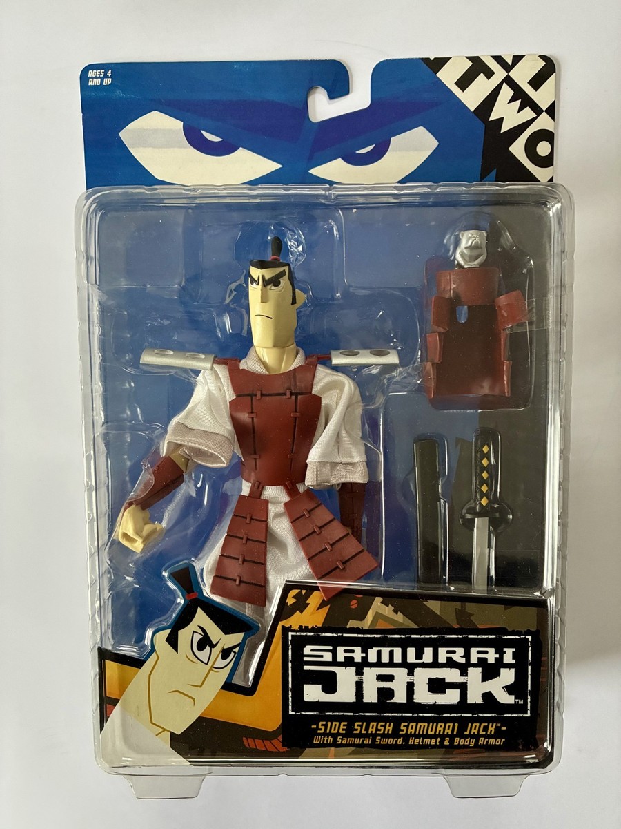 RARE Side Slash Samurai Jack Armor Action Figure CN Cartoon