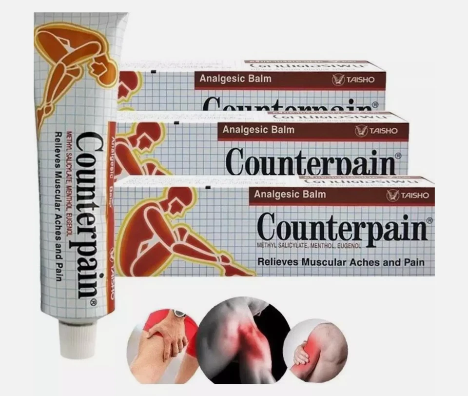 3 X Bálsamo analgésico masaje muscular alivio dolor caliente rojo contra el dolor 120 g Foto 3 de 4