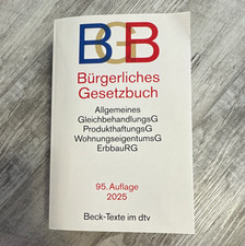 BGB Bürgerliches Gesetzbuch Beck-Texte im dt...