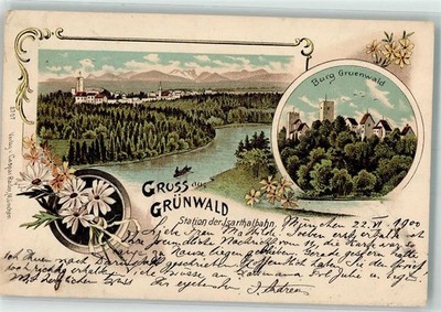 13522719 - 8022 Gruenwald Burg Muenchen LKR 1900