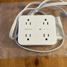 Hanycony HN12WUC2 Surge Protector Power Strip with USB 125V 60Hz 15A 1875W Max