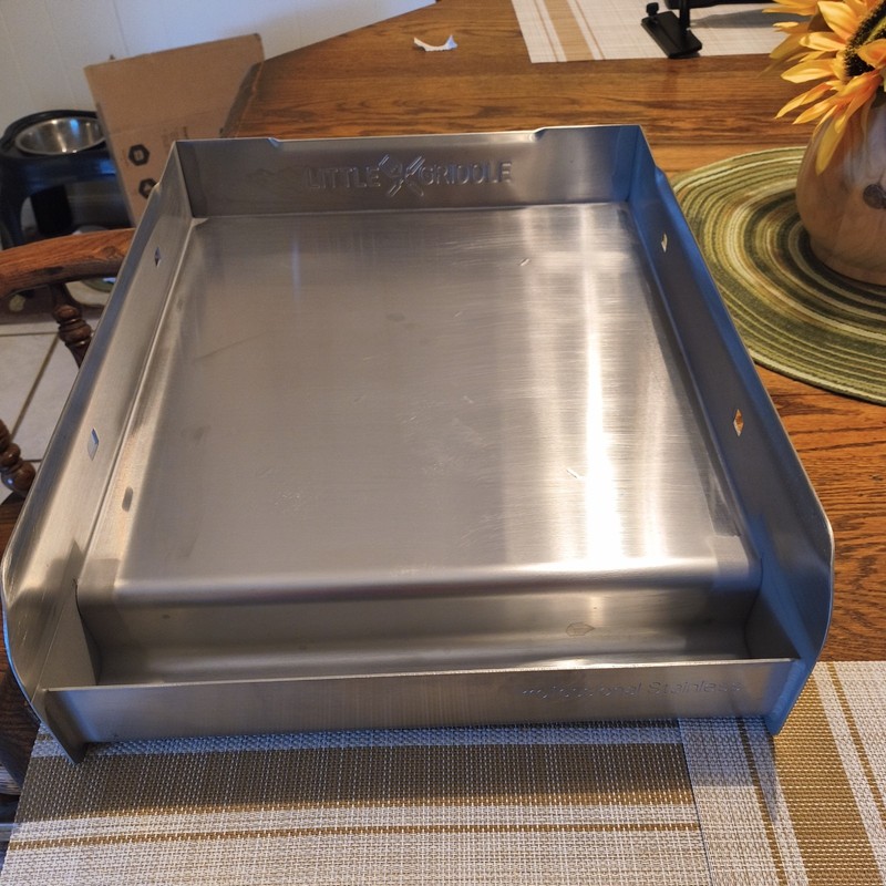 Little Griddle, Griddle-Q Stainless Steel GQ-120 Grill-Top Griddle