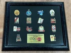 Vintage Coca-Cola Commemorative Olympic Pin Set 1996 Atlanta 14 pins Stunning!