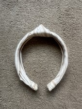 Primark Striped Yellow And White Alice Headband One Size 