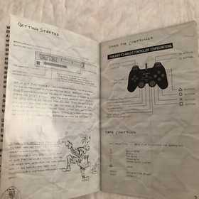 Guitar Hero  Manual Only. Play Station 2. Pre-owned.