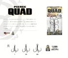 ** RYUGI JAPAN HPQ134 PIERCE QUAD Spin Eye Hook size variations