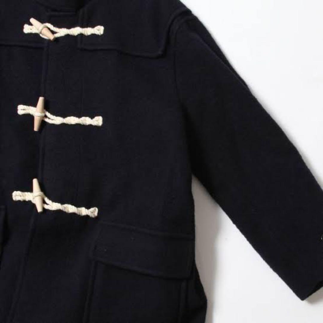 Blurhms Wool Melton Duffle Coat SG Size 3 Dark Navy Mid Blurhms Wool Melton Duffle Coat SG Size 3 Dark Navy Mid