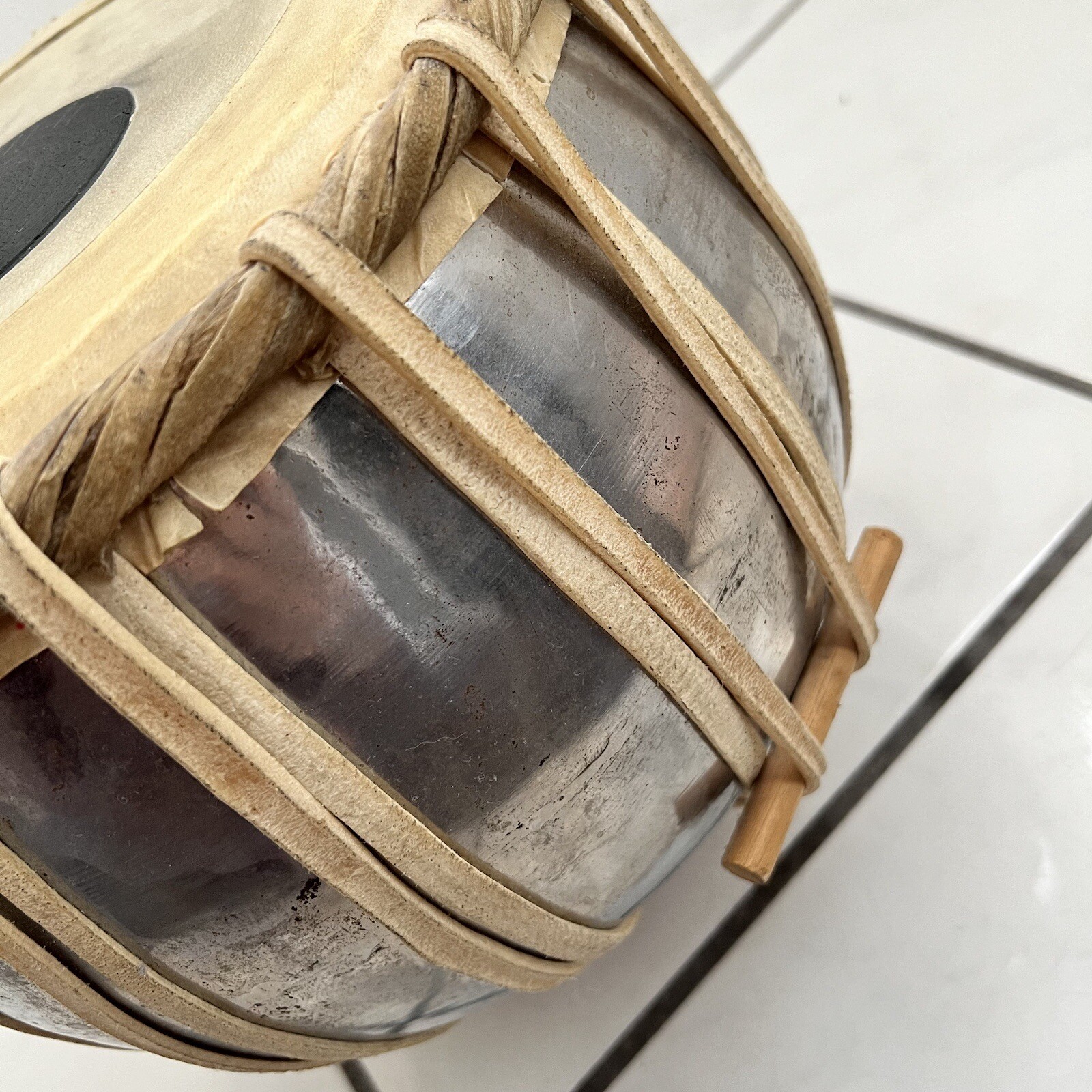 Tablas bass drum steel metal wood dowels no circular rest eBay