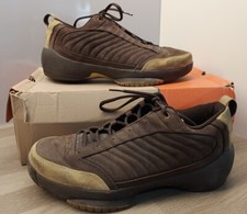 Nike Air Jordan 19 taglia UK 11 US 12 XIX 2004 OG Low Cinder Khaki 308513-221