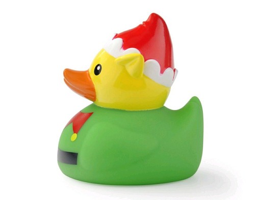 NUEVO Target Bullseye Playground 2024 Navidad Elfo Pato de Goma ~ Jeep Ducking  - Imagen 1 de 3