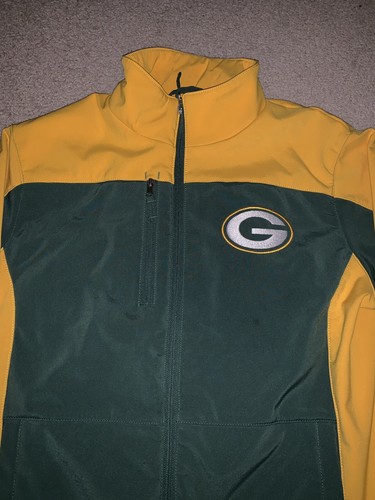 Green Bay Packers NFL Brand Zip Up Jacket Size Medium - Bild 2 von 4