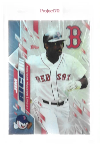  Project 70 Card 783 - HOF Jim Rice by Sket One FOIL 22/70 HELPS MYOSITIS ASSC