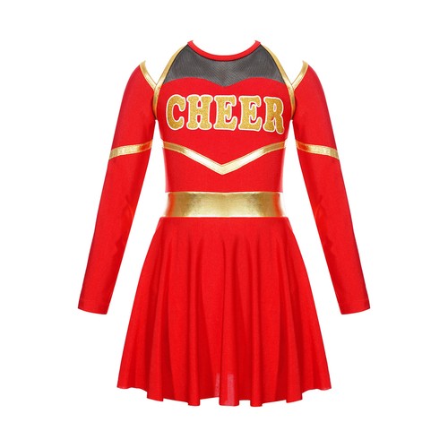 UK Girls Cheerleading Uniform Dress Cheer Leader Cosplay Outfits Dress up Party - Picture 57 of 137