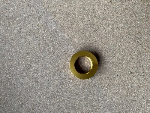 Tuerca de vástago de dirección con brida superior de aluminio M25x 1 mm dorado para Kawasaki Triumph - Imagen 3 de 11