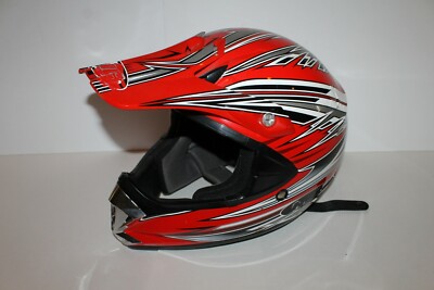 hjc clx5 helmet HJC CL-X5 MC1 Red/Black/Silver Motorcycle Helmet | Size XXL | Unisex Adults