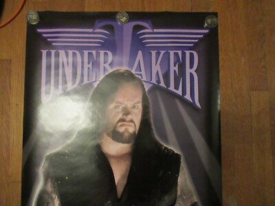 1999 wwf undertaker 2x6 door size poster by captiva new never