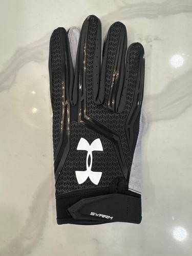 Under Armour Herren Swarm NFL Football Handschuhe schwarz und grau Größe 3XL UVP $ 44,99 - Bild 1 von 3