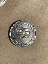 1971-72 Old Crow Bourbon 🥃 Whisky Frankfort Kentucky Mardi Gras Doubloon