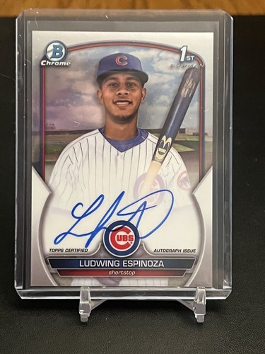 2023 Bowman Chrome 1st Ludwig Espinoza On Card Auto - Picture 1 of 2