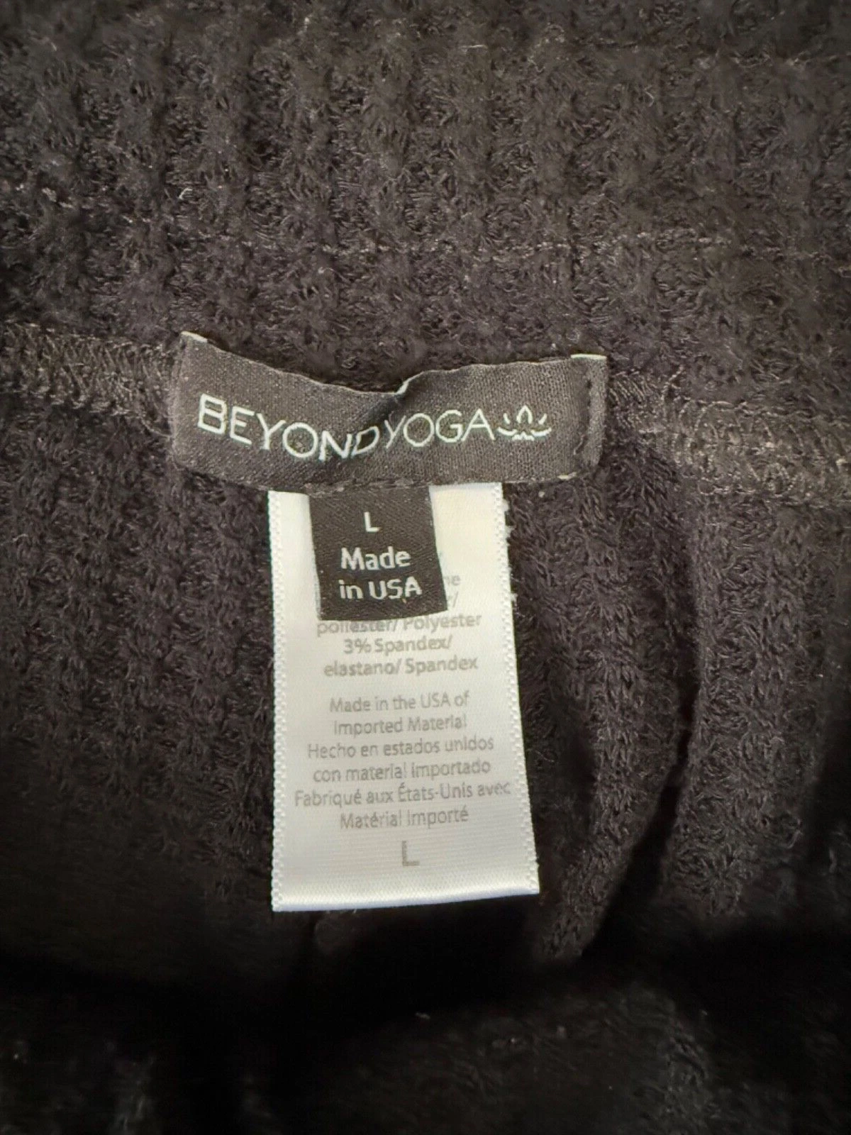 beyond-yoga waffle knit living easy sweatpants