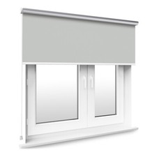 Image of Blackout Window Thermal Roller Blinds Black White Red Blue Grey 150cm Drop