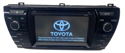 14 15 16 TOYOTA COROLLA RADIO BLUETOOTH CD PLAYER TOUCH-SCREEN