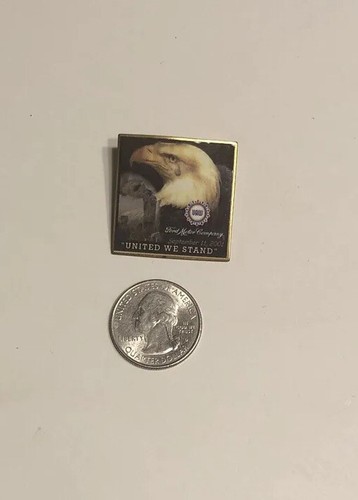 UAW United We Stand Lapel Pin September 11 2001 Ford Motor Company - Picture 4 of 6