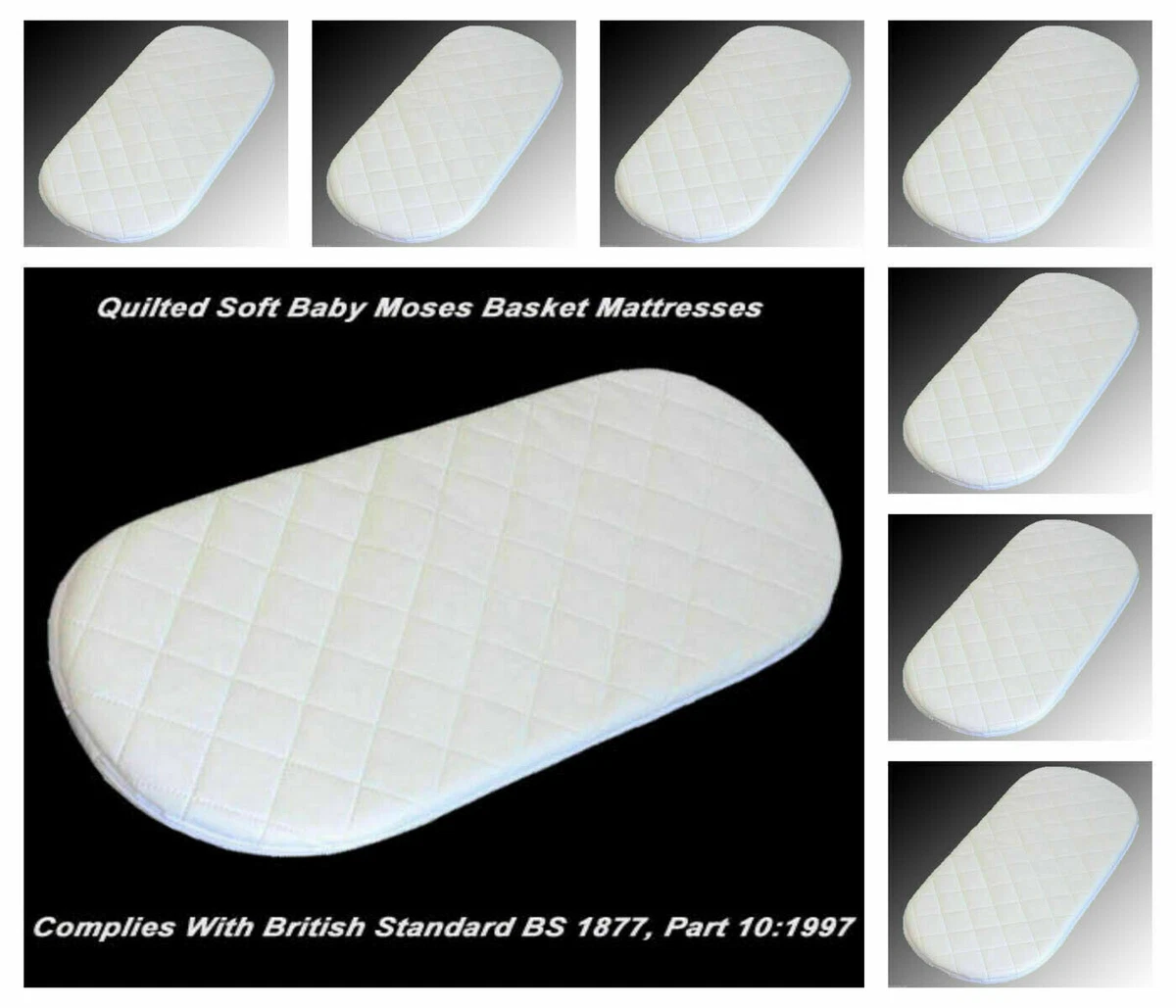 Waterproof moses hotsell basket mattress