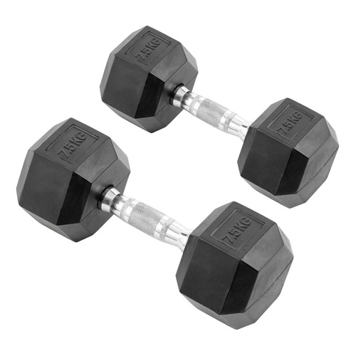 Hex Dumbbells - 2.5Kg 5Kg 7.5Kg 10kg 12.5kg 15kg 20kg 22kg 25kg 30kg | Weights - 第 21/26 張圖片