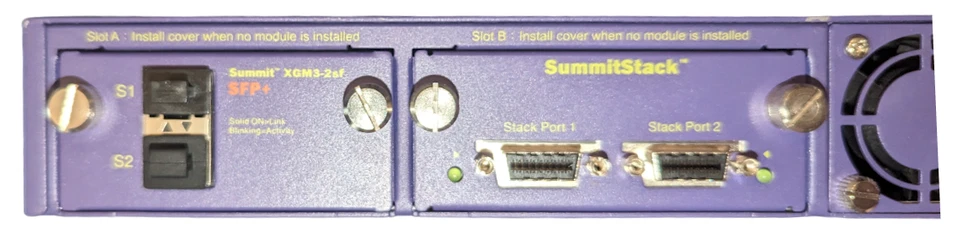 Extreme Networks X460e-24p 24-Port PoE Gigabit Switch w/2 Pwr & 2-port 10GB SPF+ - Image 2 of 4