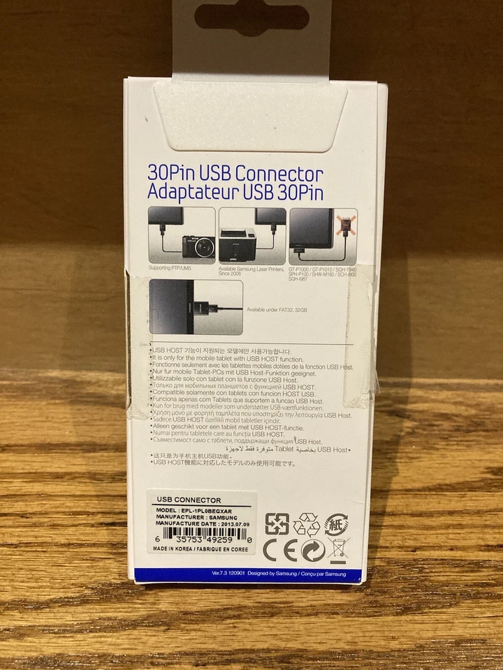 Samsung USB Connector 30 Pin OEM Expansion Port EPL-1PLOBEGXAR - Image 2 of 4