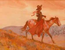Maynard Dixon : Flathead Indian Montana : 1911 : Art Print