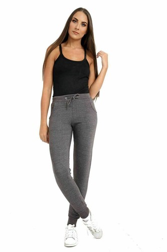 Ladies Slim Joggers Jogging Track Pants Fleece Bottoms Womens Warm Cuff 277 - Picture 14 of 14