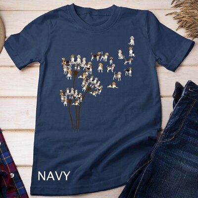 Dandelions Beagle Dog T-Shirt Unisex T-shirt