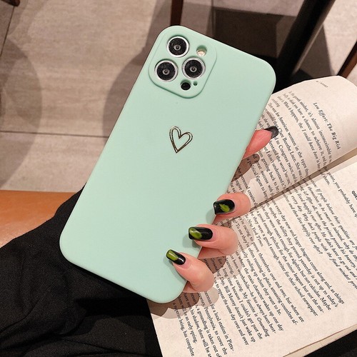 ShockProof Heart Silicone Case For iPhone 13 12 11 15 Pro Max 14 XS Phone Cover - Picture 17 of 20
