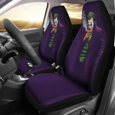 Joker For Fan Gift Car Seat Covers Set Of 2 Joker For Fan Gift Car Seat Covers Set Of 2