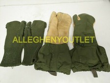 US Military TRIGGER FINGER MITTENS GLOVES w/ INSERT Hunting N/L Medium USED VGC