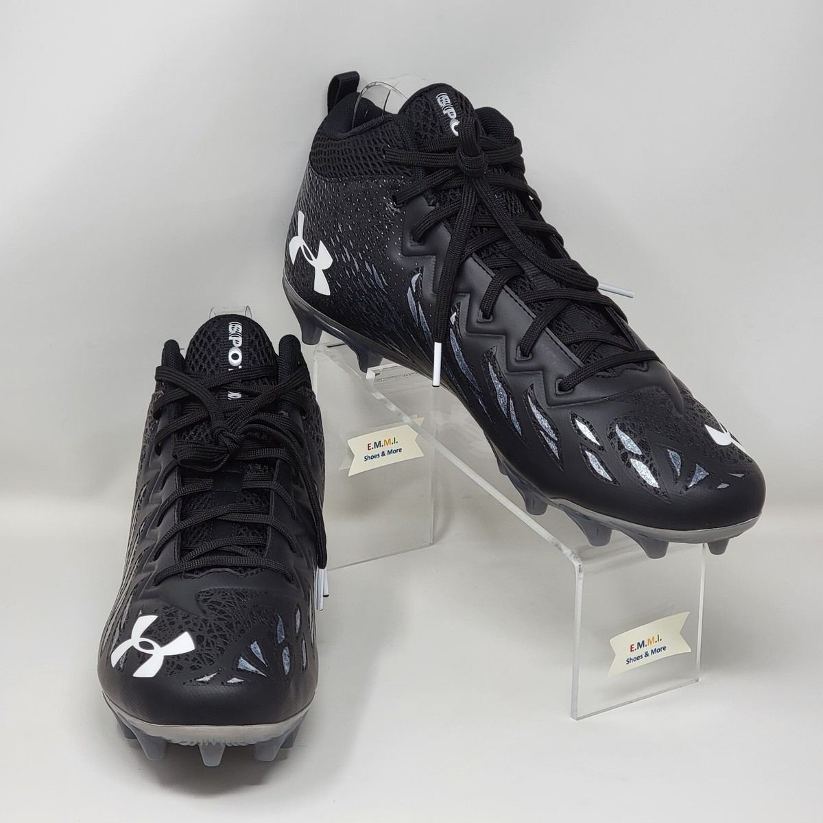 Under Armour Spotlight UA Football Cleats Black 3023963-001  display picture 2