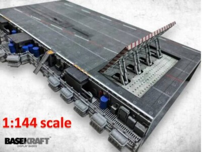 Basekraft Diorama Aircraft Carrier Flight Deck for 1/144 aircraft display