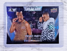 2021 Upper Deck AEW Private Party Marq Quen & Isiah Kassidy Pyro Parallel #68