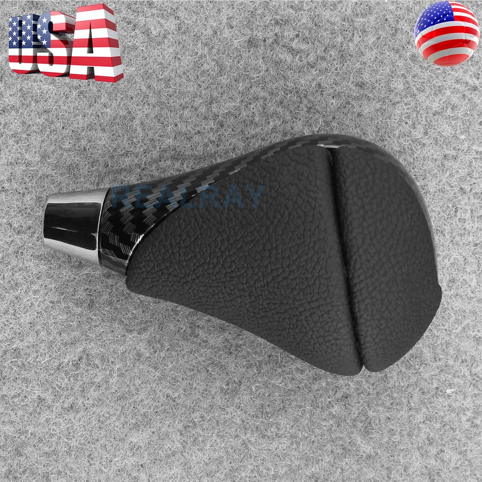 Palanca de cambios automática de fibra de carbono de cuero para Lexus IS250 2006-2012 Foto 4 de 4