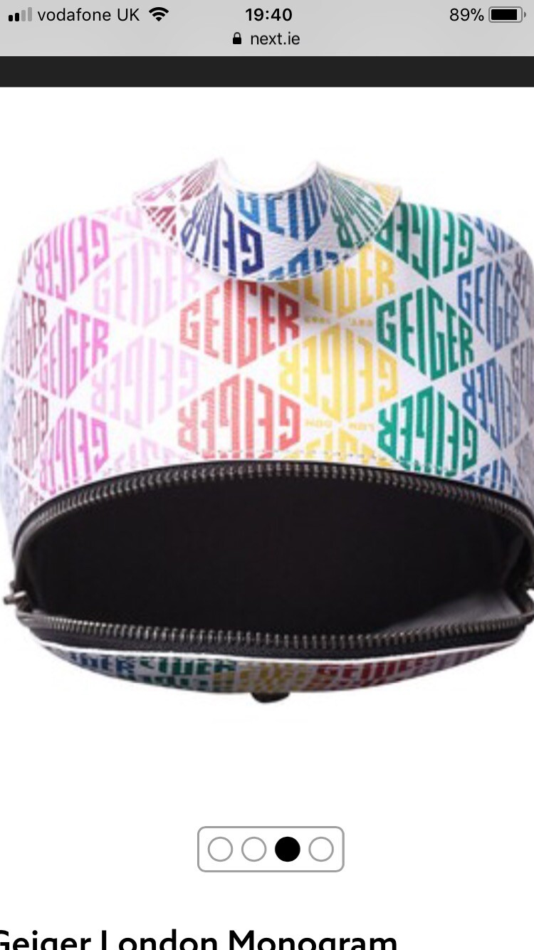 KURT GEIGER LONDON BAG MONOGRAM RICHMOND BACKPACK WHITE MULTI COLOURED eBay