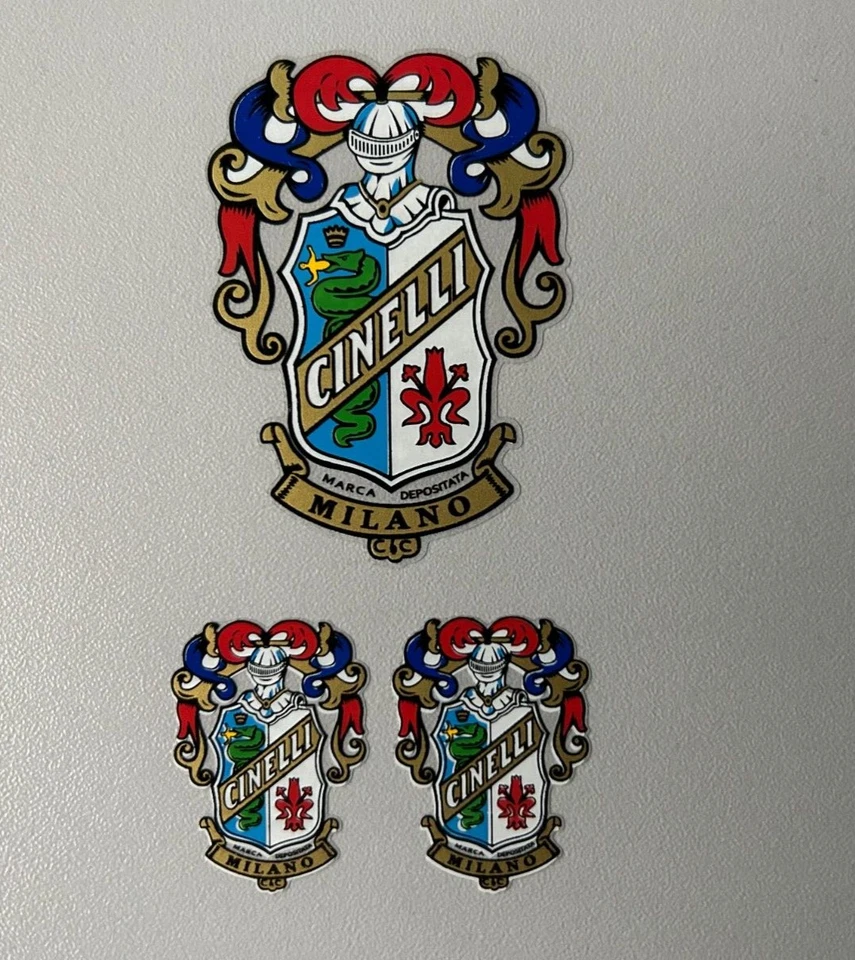 Marco de tubo de dirección Cinelli* + 2 calcomanías de horquilla Foto 3 de 4