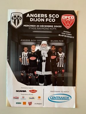 PROGRAMME ANGERS SCO - DIJON FC 20 DECEMBRE 2018 - Photo 1/3