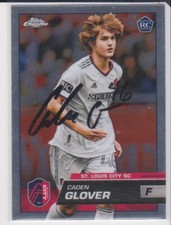 CADEN GLOVER ST. LOUIS CITY SC SOCCER AUTOGRAPHED CARD THROUGH THE MAIL