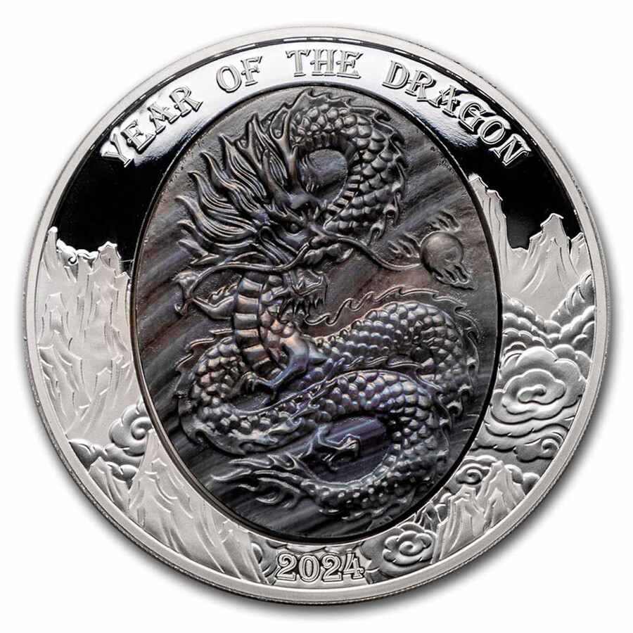 モンドクォーツ2024 ゴールデンヒーラーアイスクリスタル Buy the 2024 Australia 1/2 Oz Silver Lunar Dragon Coin (BU