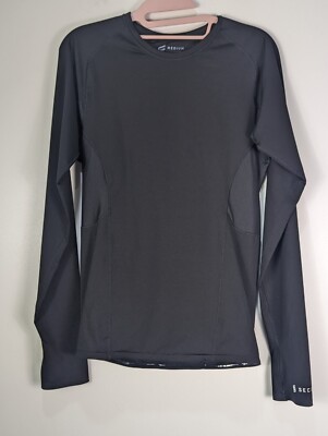 Second Skin Shirt Mens Medium Black Performance Stretch Compression