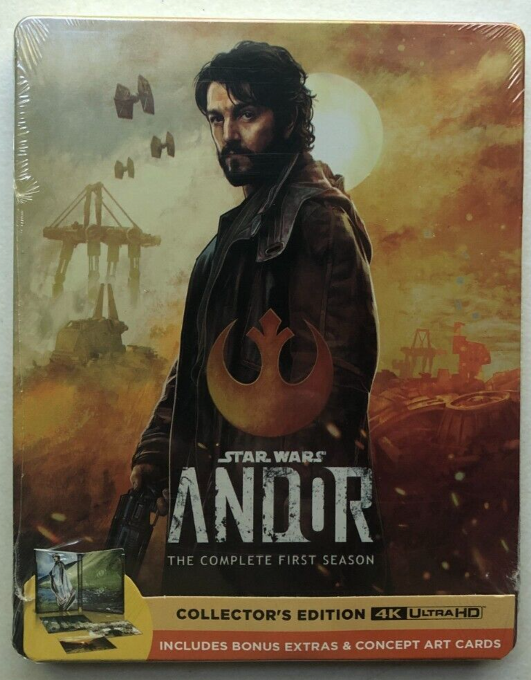 Star Wars Andor: Complete First Season 1 (4K UHD STEELBOOK + Art Cards ...