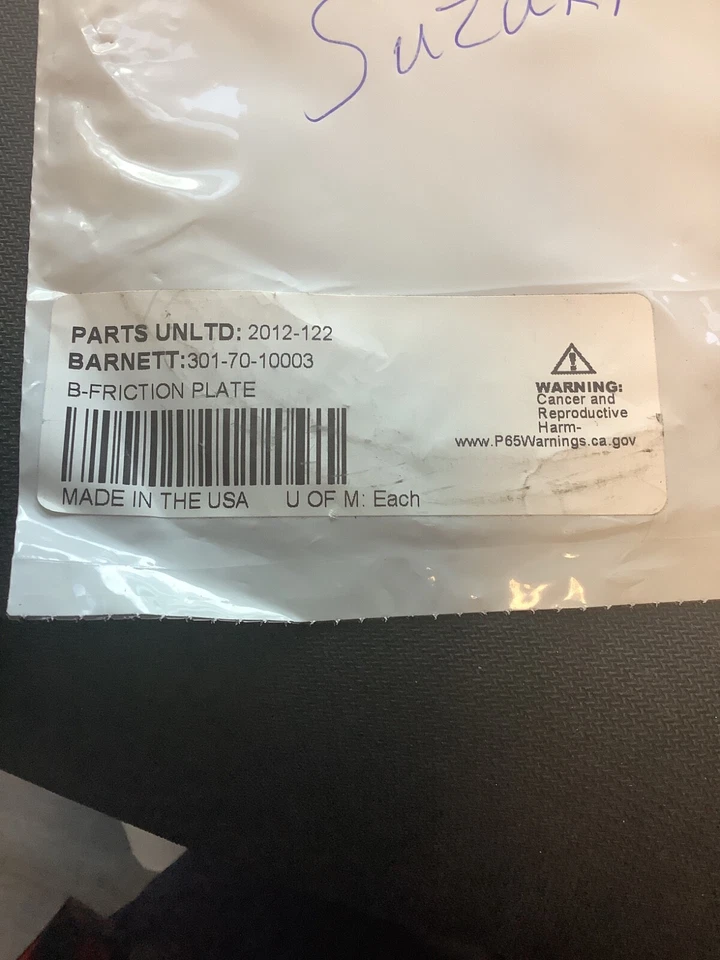 Barnett - 301-70-10003 - Placa de fricción de embrague Foto 2 de 2