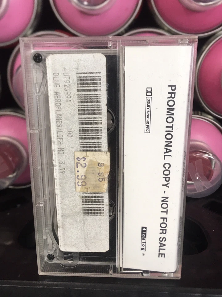 Rare The Blue Aeroplanes Life Model PROMO Cassette 1994 UK Post Punk White Label - Image 3 of 4